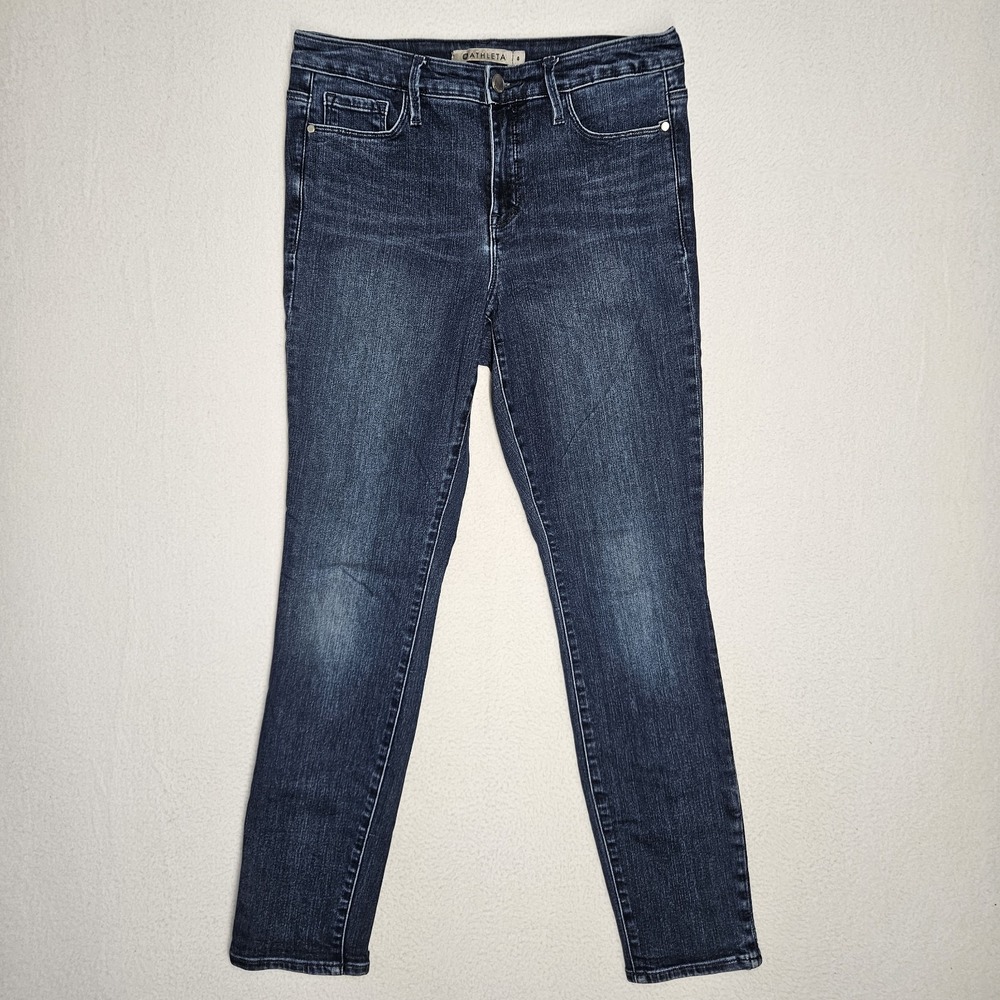 Athleta Jeans Womens Size 8 Blue Sculptek Skinny (30x28)
